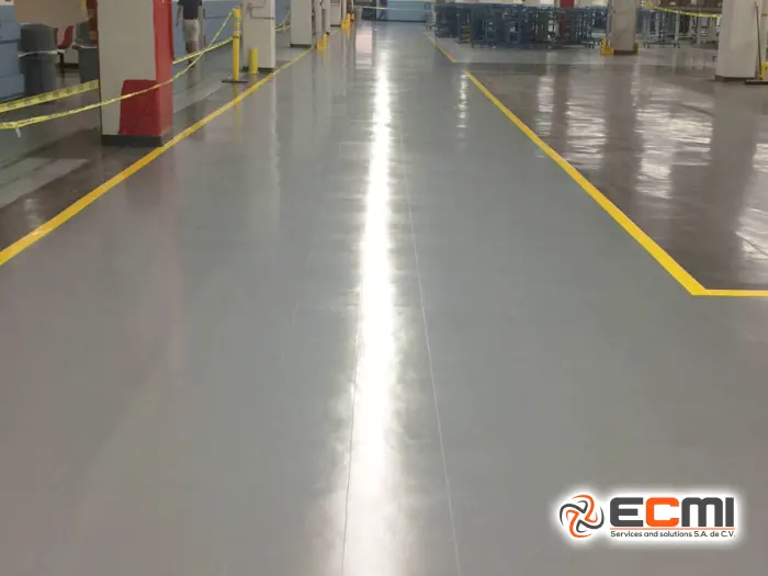 Pisos ESD Conductivos flotados industriales